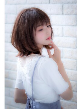 エルデ ナインズ ヘアー スタンド 川口店(elde 9's HAIR STAND) 簡単スタイリング,フォギーベージュ,耳かけ[川口/川口駅]