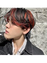 エルオム(EL.HOMME)&nbsp;マッシュレイヤー×スリークショート×クリムゾンレッド