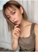 (当店オススメ】グラデーションカラーのハイトーンボブ