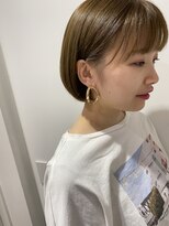 アリーズ シブヤ(ALLYS shibuya)&nbsp;小顔ショートボブ 透けバング