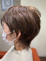 タントラ(tantra)&nbsp;丸みショートウルフ  プラチナベージュ