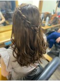 ヘアセット/ヘアメイク/巻きおろし/逆毛/卒業式[新宿/新宿駅]