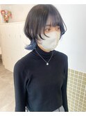 ショートウルフ+インナーカラー