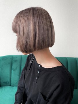 キティン 吉祥寺(kitin) 《kitin吉祥寺》ハイトーングレージュ　ブリーチカラー　ボブ