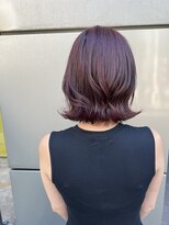 グランドライン(GRAND LINE)&nbsp;クランベリーブラウン外ハネレイヤーボブ