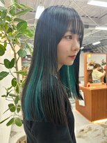 カフネ(cafne)&nbsp;インナーカラー＊切りっぱなし＊20代30代40代＊田中啓之