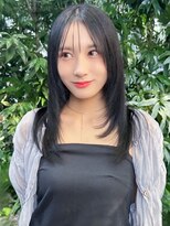 オーブ ヘアー アイラ 難波店(AUBE HAIR aila) 20代・30代_こなれレイヤー×ブルーブラック