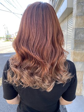 プルメリアドット(Plumeria.) orange beige