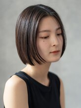 ベンジー 天神店(benji) 大人の切っぱなしボブ　2