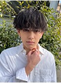 初めてのパーマでも◎ラフな質感が人気のシャドウパーマ