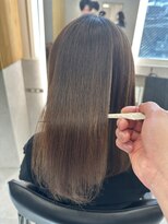 髪質改善サラサラプレミアム大人ガーリー韓国ミディアムAライン