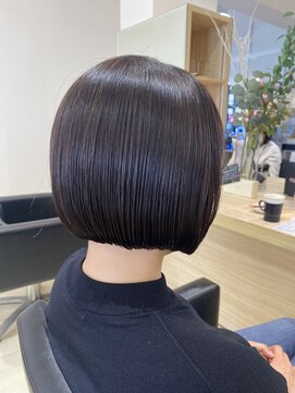 サラ 新宮店(SARA) 【福岡新宮】大人可愛いナチュラルショートボブ 20代 30代 40代