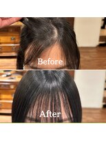 インビテーション 名古屋(invitation)&nbsp;前髪の生え癖を直すクロスパーマ