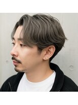 オルト(Altn)&nbsp;大人の波巻きスパイラルパーマミディアムロングメンズカットヘア