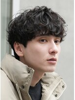 レタッチ バイ フィフス 天神大名(RETOUCH by fifth)&nbsp;天神10代20代シャドウパーマゆるめメンズマッシュウルフカット