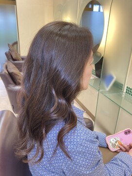 松本平太郎美容室 土浦パートワン(PART1) ロングレイヤー韓国風巻き髪　20代30代40代50代60代　土浦