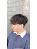 メンズカット＋ツイストスパイラルパーマ＋トリートメント