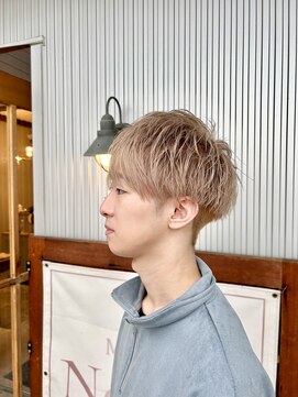 メゾン ノエラ(Maison Noella) 【田中】メンズ×ミルクティーベージュ