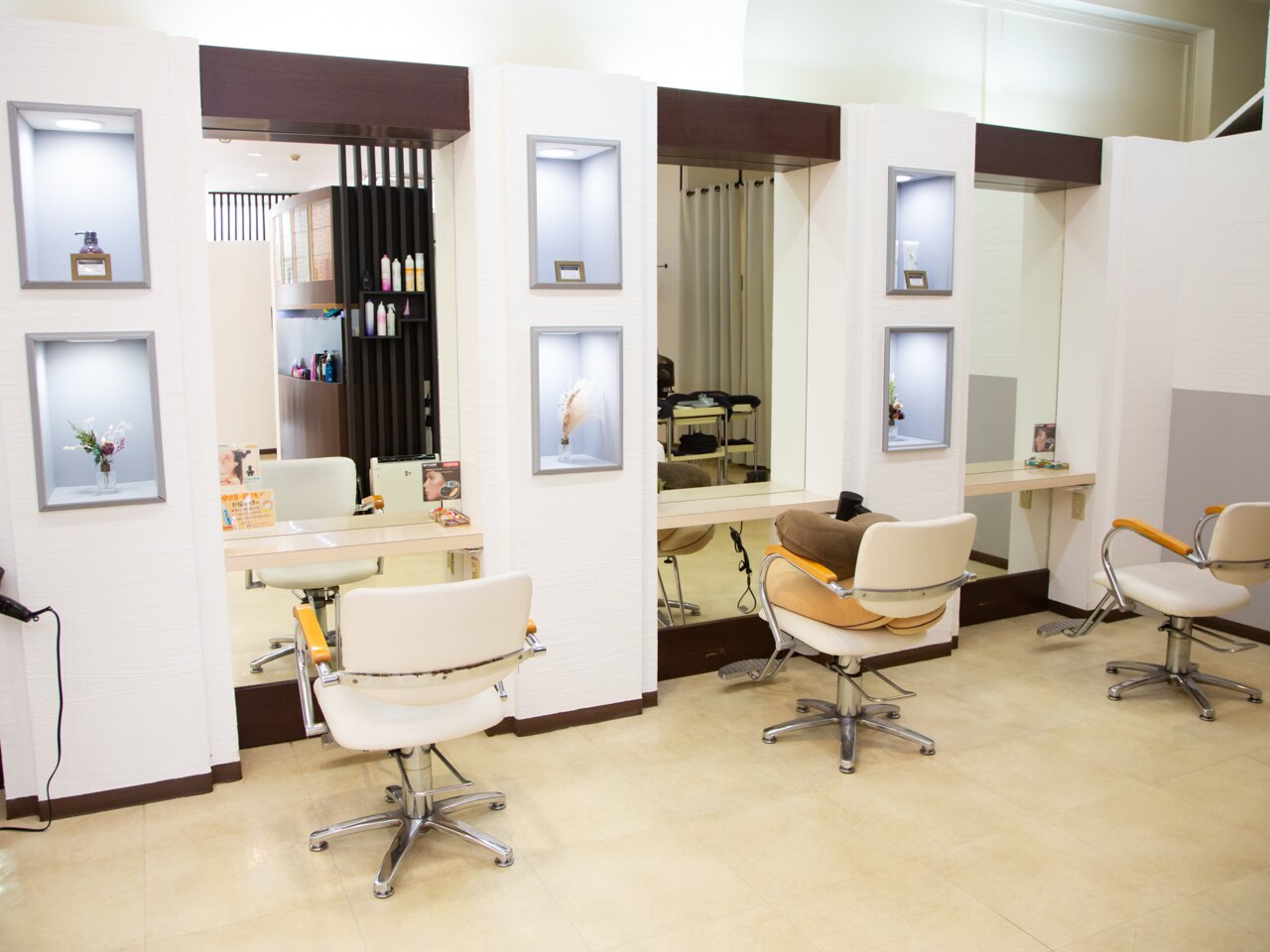 中古•千葉発•引き取り】セット面 美容室 美容師 ドレッサー 両面鏡 #03