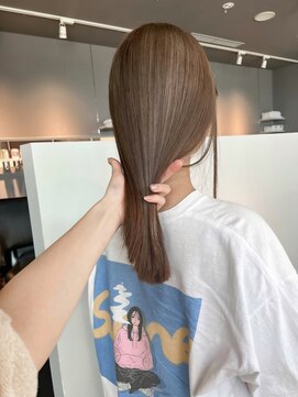 ヘアーエスクールシーユー 枚方T-SITE店(hair S.COEUR×Cu) くすみベージュ/枚方美容室/大阪美容室