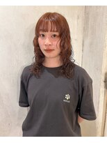 ヴァンダンジュ(Vendange)&nbsp;明るめオレンジとパーマ