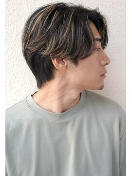 レジュアル(RESSUAL) スペインカールスパイキーショートブルーブラックフェザーパーマ