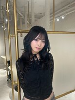 ミヨン 京橋店(miyon)&nbsp;miyon】韓国レイヤーカット×暗髪カラー×髪質改善