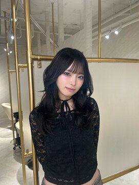 ミヨン 京橋店(miyon) miyon】韓国レイヤーカット×暗髪カラー×髪質改善