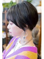 シャロン(SHARON)&nbsp;【SHARON】刈り上げショート×ナチュラルブラック