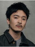 渋谷スパイキーショートパーマアップバンクフェザーパーマ30代