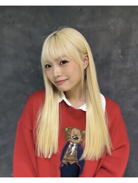 ウィリートーキョー 渋谷(WELLY TOKYO) 【田中ひなたちゃん♪】エクステで叶うブロンドロングヘア