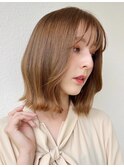 髪質改善/ミルクティーベージュ/くびれヘア/大人ガーリーp北浦和
