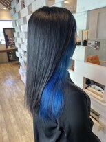 チルアウト 塚口本町店(chill out)&nbsp;艶髪×インナーブルー[20代/30代/40代/50代/60代]