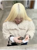 10代20代ハイトーン抜きっぱなしブロンドホワイトブロンド