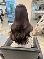 ルル(Lulu)&nbsp;梅田/ブラウン/ベージュ/レイヤー/前髪カット/縮毛矯正/髪質改善