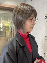 アングゥギャラリー(ungu GALLERY)&nbsp;グレージュ/くびれボブ/ブリーチカラー