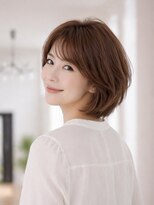 クロム(CHROM) 40代50代60代ショート白髪ぼかしハイライト髪質改善/入間