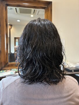 ボウベルズ ヘア アンド メイクアップ ドレッシング Bowbells hair&make up dressing ミディアムボブのパーマスタイル