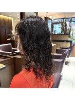 アイフィール アヴェダ 瑞江店(i feel AVEDA)&nbsp;大人の強めパーマ×ミディアム