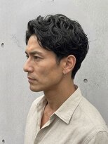 アッシュ 八王子みなみ野店(Ash)&nbsp;センターパート×フェザーパーマ　八王子みなみ野