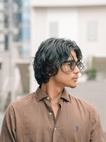 ペルズヘア(PELLS HAIR) メンズミディアムパーマ大人色気パーマ