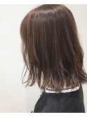ナチュラルハイライトのロブ