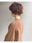 【Marl】オレンジカラーのマッシュウルフ♪