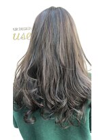 フルハウス (Full house HAIR DESIGN)&nbsp;アッシュグレーとハイライト