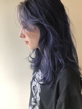 ナンバー エアロ 横浜(N° +aero) インナーカラー　イヤリングカラー　グレージュ　デザインカラー