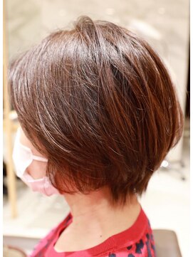 キャリ(CALI) トップのぺたんこ解消ボブ　CALI・田町・三田・美容室・CHIAKI