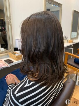 オルブ 戸塚安行店(Oluve) レイヤーカット/ナチュラルブラウン/オーガニックカラー/