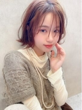 アグ ヘアー バーチ 鯖江店(Agu hair birch) 《Agu hair》前髪チーク★無雑作ボブ