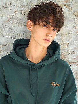 アグ ヘアー イーズ 小牧店(Agu hair eaze) 《Agu hair》長めバング×無造作マッシュヘア