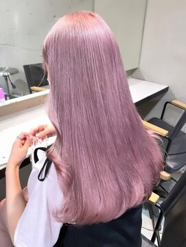 ベレーザ 渋谷(BELEZA) ba728_透明感パールベージュハイトーンカラーシースルーバンク